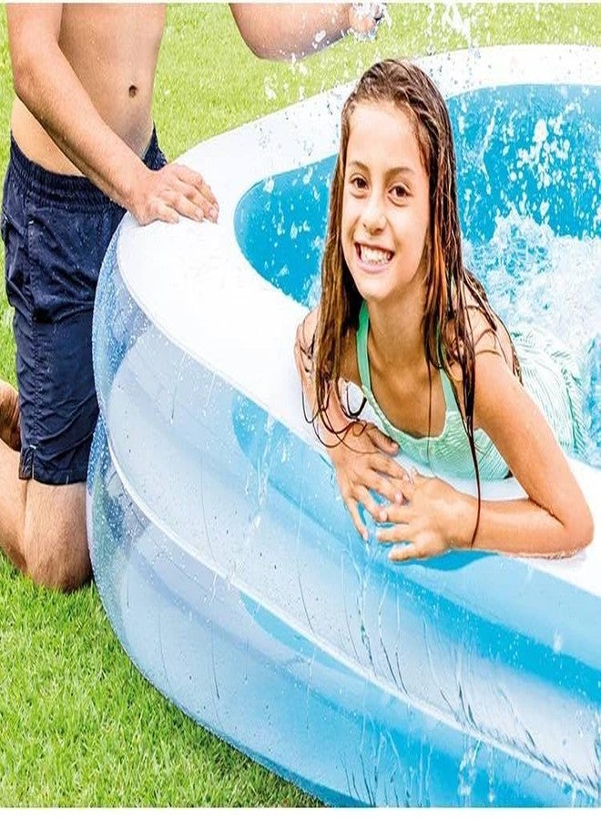 Invite Enterprise مسبح إنفيت الصيفي القابل للنفخ للأطفال، حوض استحمام للأطفال، مسبح مائي للأطفال (الحجم: 8.5 قدم) - Image 2